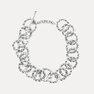 NEW BUDHAGIRL men's odeon bracelet in silver